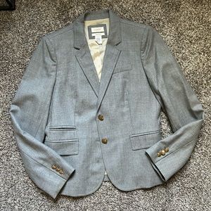J.Crew Size 8 Gray Blazer